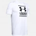 Under Armour UA GL Foundation T Shirt Mens White/Black