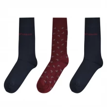 Emporio Armani Three Knit Short Sock