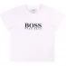Boss Big Logo T Shirt White 10B