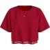 Женская футболка Tommy Sport Crop T Shirt Primary Red