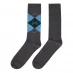 Boss 2 Pack RS Argyle Socks Med Grey 031