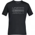 Мужская футболка с коротким рукавом Under Armour Team Wordmark Short Sleeve T Shirt Mens Black/Gray