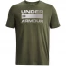 Мужская футболка с коротким рукавом Under Armour Team Wordmark Short Sleeve T Shirt Mens Green