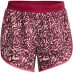 Under Armour Fly By Shorts Ladies Burgundy
