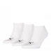 Puma 3 Pack Cushion Sneaker Socks White