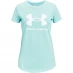 Детская футболка Under Armour Live Sportstyle Graphic Short Sleeve T Shirt Womens Blue