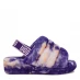 Ugg Fluffy Yea Print Sandals Violet Night