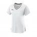 Wilson Team V Neck T Shirt Womens White