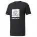Мужская футболка с коротким рукавом Puma Manchester City FC Graphic T Shirt Mens Black