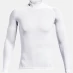 Under Armour Comp Mock Long Sleeve Top White