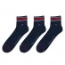 Tommy Hilfiger 3 Pack Sports quarter Socks Mens Navy