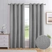 Home Curtains Athos Blackout Eyelet Curtains Grey