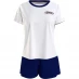 Женская пижама Tommy Bodywear Short Sleeve Pyjama Set White/Navy