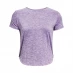 Женская футболка Under Armour Tech Vent Short Sleeve T-shirt Womens Purple