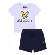 Lyle and Scott Logo T Shirt Set