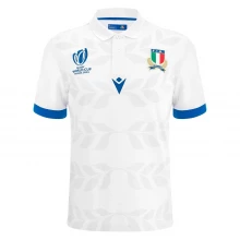 Мужской свитер Macron Italy Rugby Away Polo Shirt 2023 2024 Adults