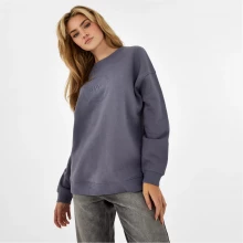 Женский свитер Jack Wills Circle Embroidered Longline Sweatshirt