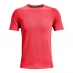 Мужская футболка с коротким рукавом Under Armour Armour Rush Seamless Novelty T Shirt Mens Red