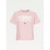 Tommy Jeans Collegiate T Shirt BROADWAY PINK