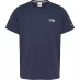 Tommy Jeans Regular Corp Logo T Shirt Twilight Navy