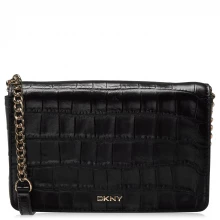 Женская сумка DKNY DKNY Sutton Croc Flap Over Bag Womens