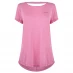 Жіноча футболка LA Gear Loose T Shirt Pink