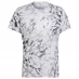 Мужская футболка с коротким рукавом adidas Fast AOP T Shirt Mens Grey/White