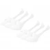New Balance No Show Liner 6 Pack Socks White