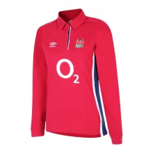 Женская блузка Umbro England Long Sleeve Alternate Classic Rugby Shirt 2021 2022 Womens