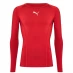Puma Liga Long Sleeve T-shirt Mens Puma Red