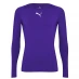 Puma Liga Long Sleeve T-shirt Mens Prism Violet