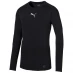 Мужская футболка с коротким рукавом Puma Long Sleeve Base Layer T Shirt Mens Black