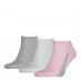 Puma 3 Pack Lifestyle Socks Basic Pink