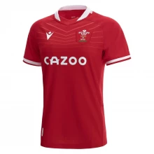 Женская блузка Macron Wales Home Rugby Shirt 2021 2022 Ladies