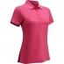 Callaway Solid Polo Shirt Junior Girls Raspberry Sorb