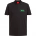 Мужская футболка поло Hugo Dalbert Polo Shirt Black 001