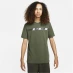Nike NSW Repeat Short Slevee T Shirt Mens Carbon Green