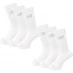 New Balance 6 Pack Crew Socks White