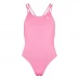 Закрытый купальник Nike Spider Back Swimsuit Womens Polarized Pink
