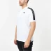 Мужская футболка поло Lonsdale 2 Stripe Short Sleeve Polo Shirt White