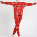 Женская пижама Chelsea Peers Classic Pyjama Set Red/Zebra