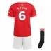 adidas Manchester United Home Mini Kit 2021 2022 With Generic Print Pogba 6