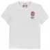 RFU England Rugby Poly T Shirt Junior Boys White