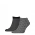 Calvin Klein Print 2P Sneaker Socks 2 Pack Grey