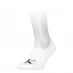 Calvin Klein Klein Invisible Foot High Socks Mens White