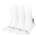 Calvin Klein Klein High Cut 3 Pack Trainer Socks Womens White