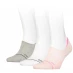 Calvin Klein Klein High Cut 3 Pack Trainer Socks Womens Pink