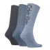 Calvin Klein Athletic Socks 3 Pack Mens Blue