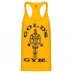 Golds Gym Muscle Joe Premium Stringer Vest Gold