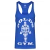 Golds Gym Muscle Joe Premium Stringer Vest Royal